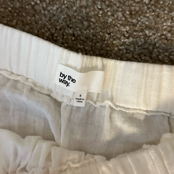 By the way strapless top with shoulder ties. size small. - Picture 2 of 2